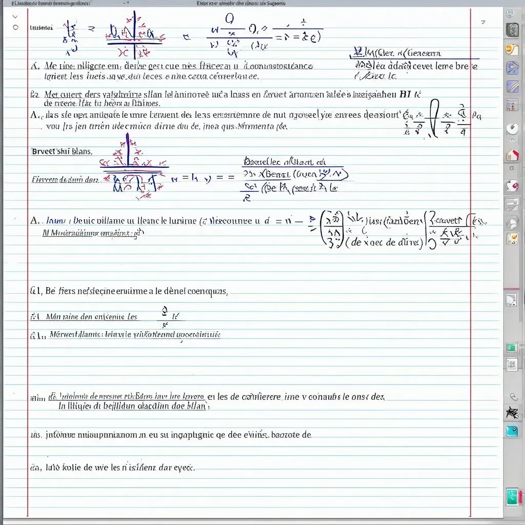 Brevet Blanc Maths