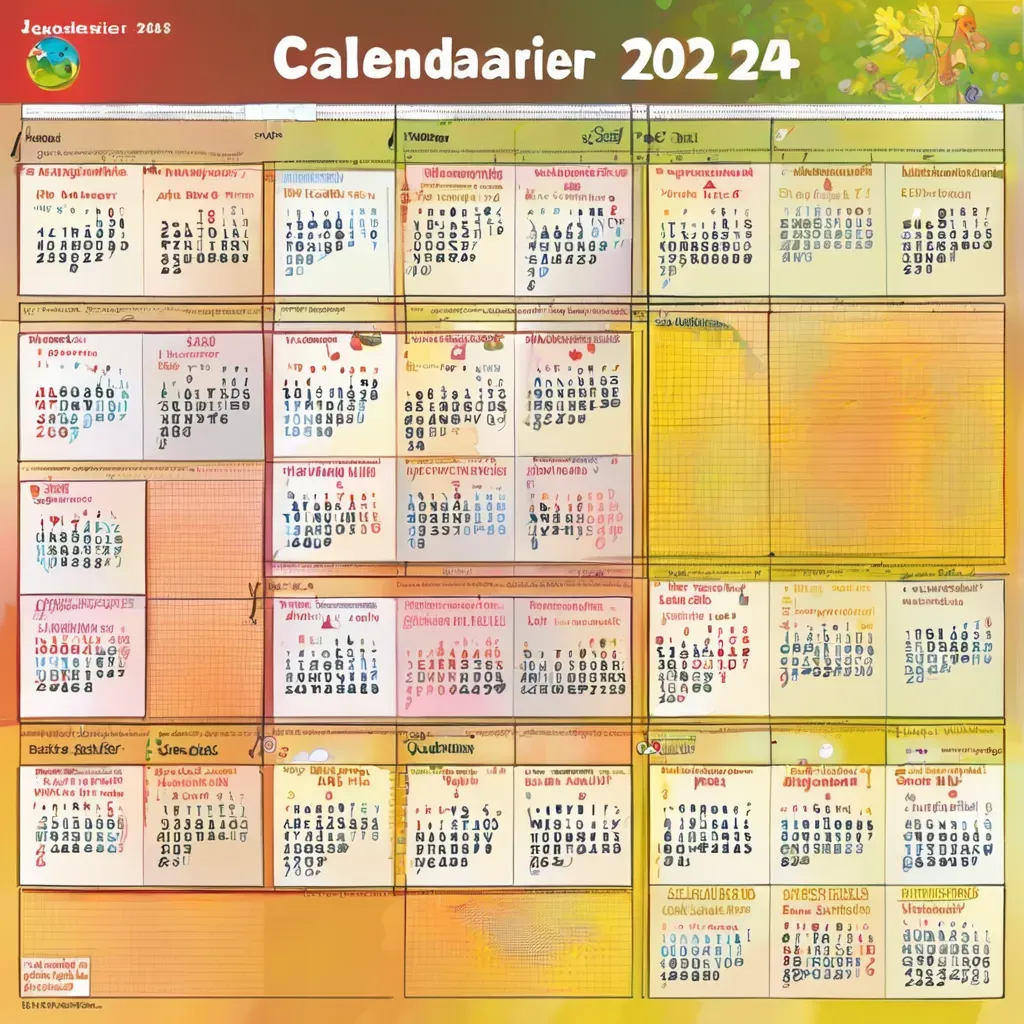 Calendrier 2024