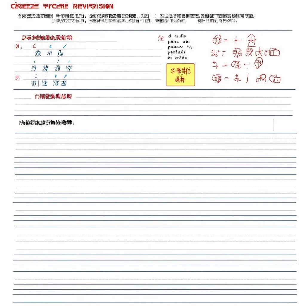 Fiche de révision mathématiques