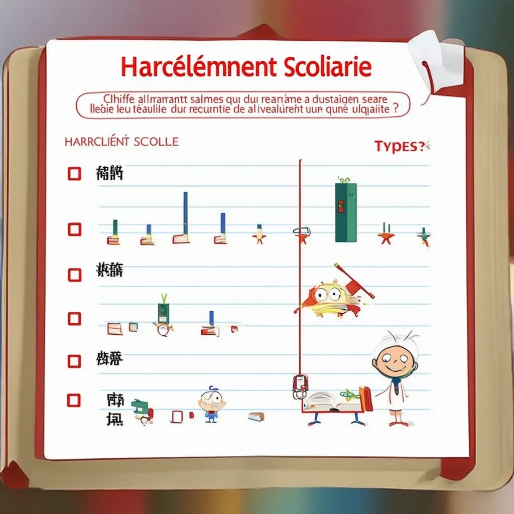 Harcèlement scolaire - types