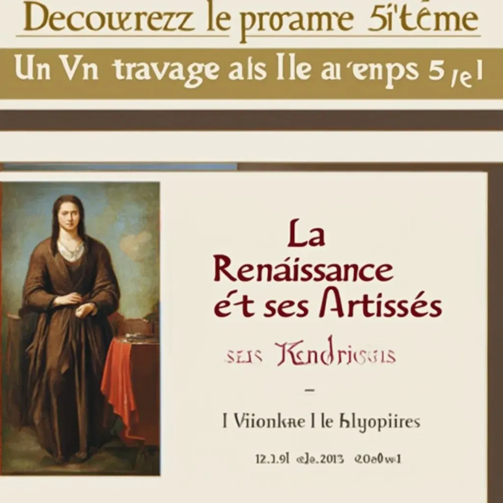 La Renaissance et ses artistes