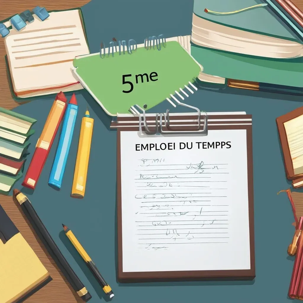 Emploi du Temps 5ème : Optimisez Votre Année Scolaire Comme Jamais !